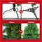 Costway 6ft Pre-lit PVC Artificial Half Christmas Tree 250 LED Lights
